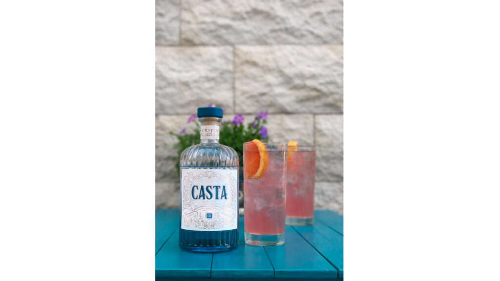 CASTA Negroni, il cocktail Negroni con grappa CASTA di Castagner